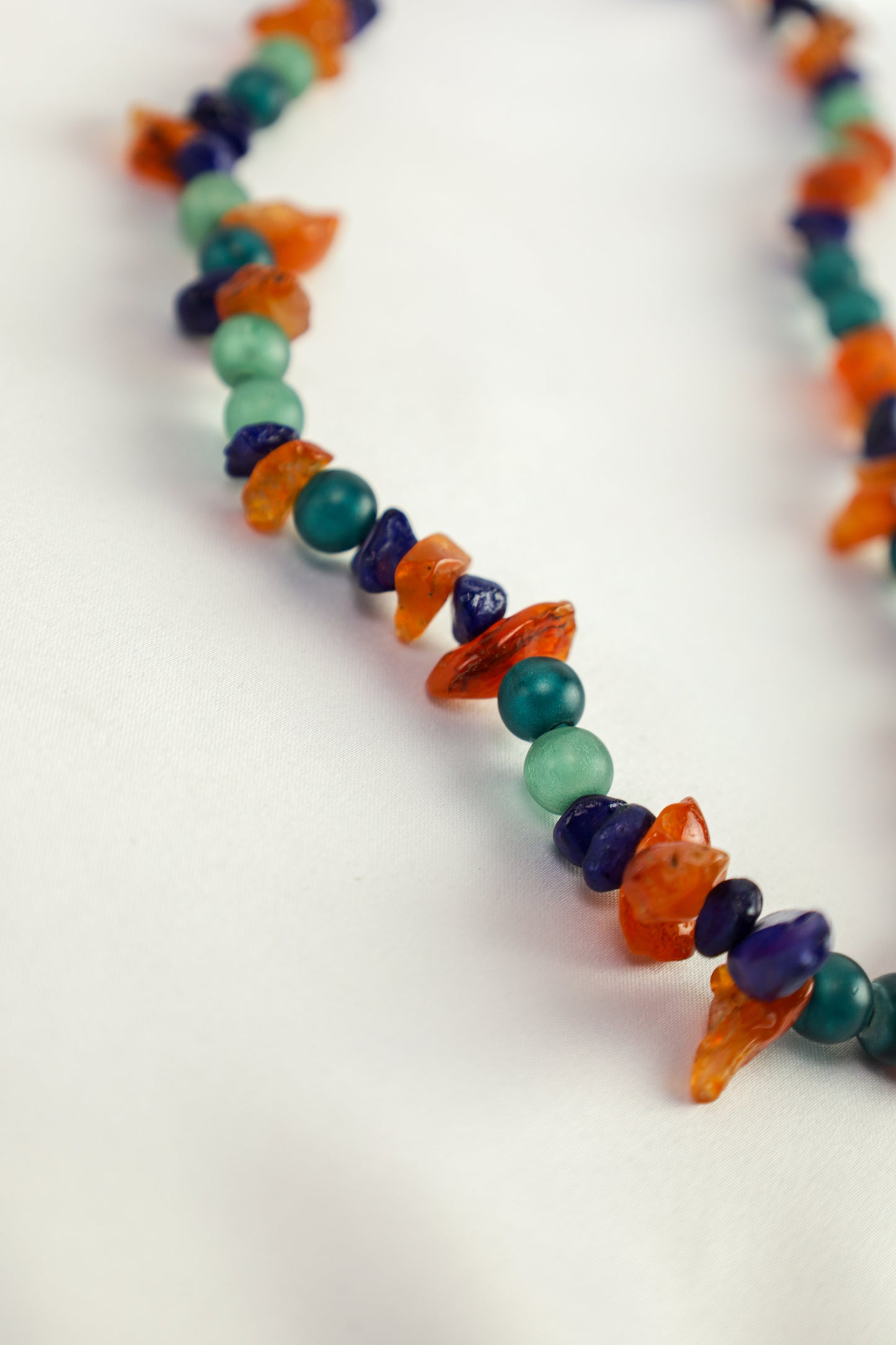 glaskralen -  ketting