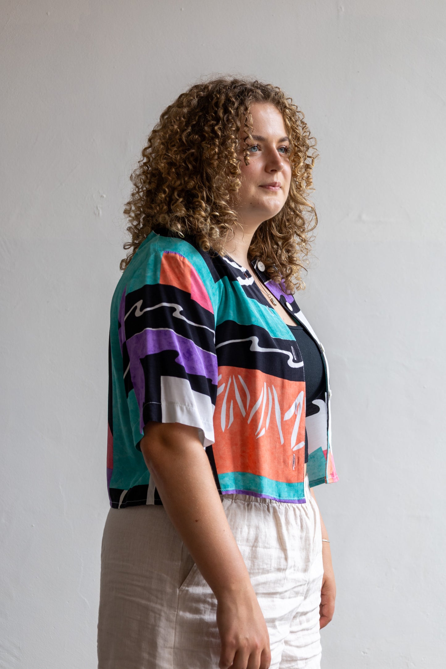 riley korte blouse - XL