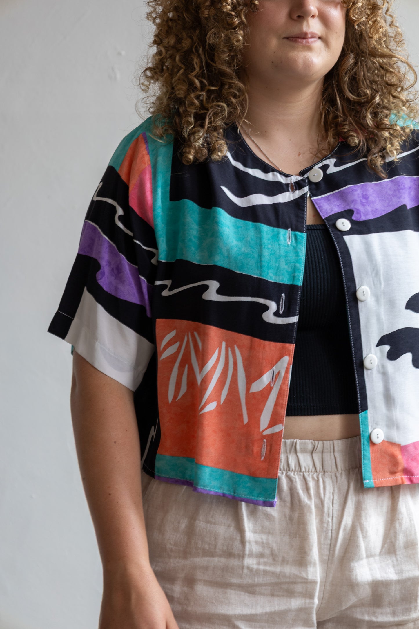 riley korte blouse - XL