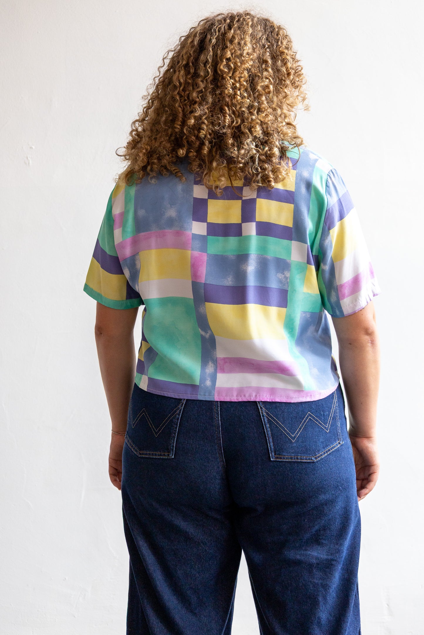 romy cropped blouse - XL