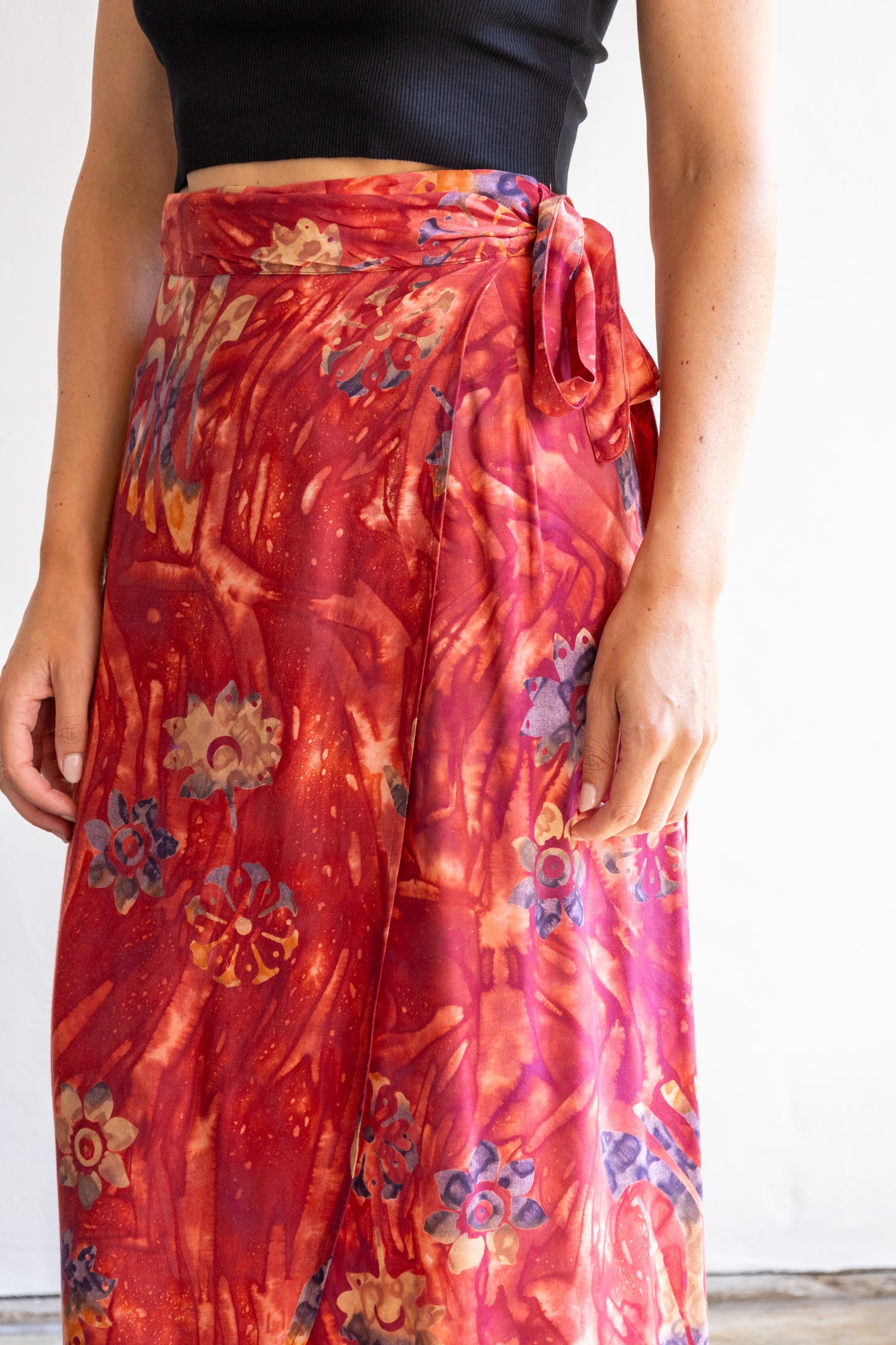 rania wrap skirt - M