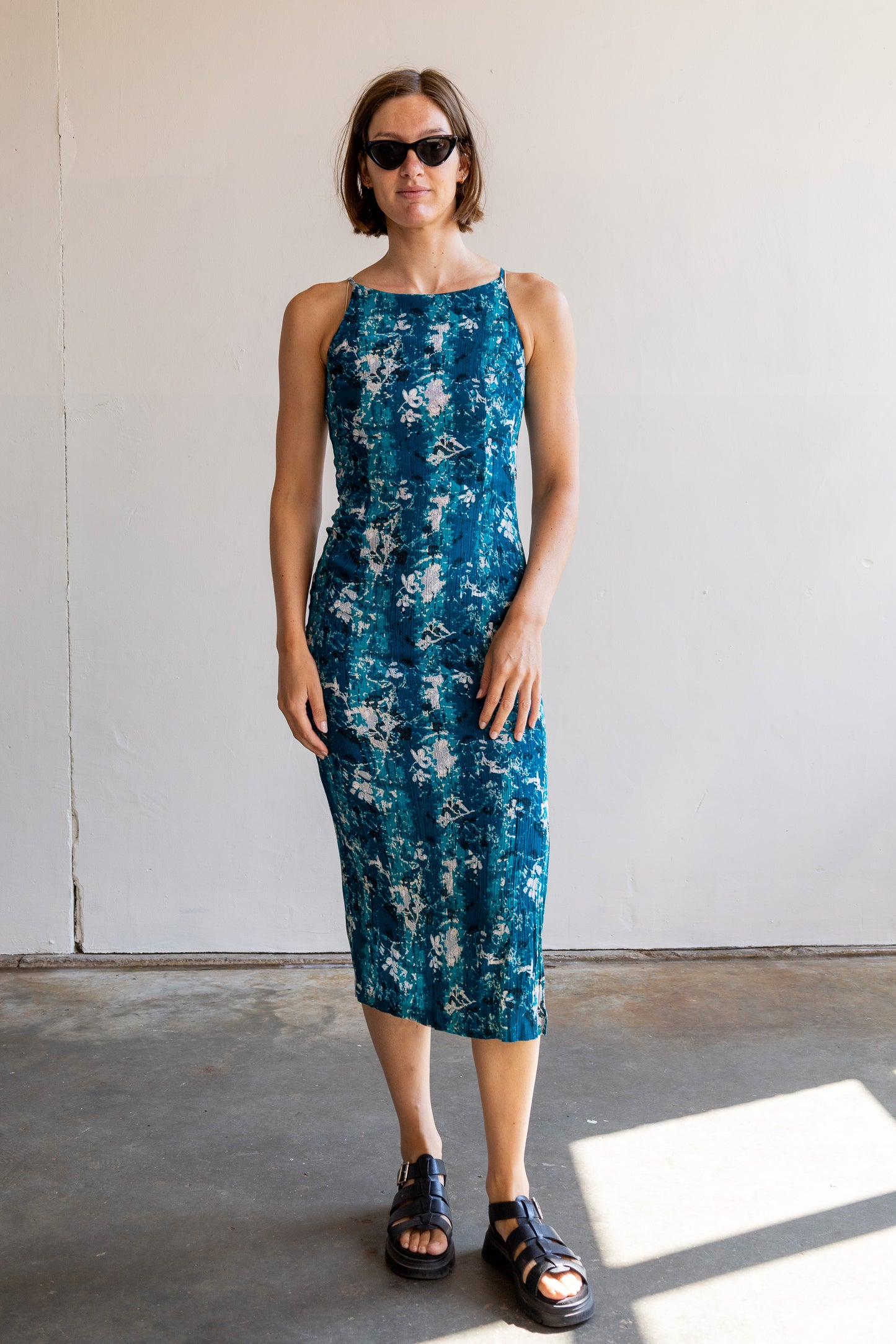 river slip dress - S
