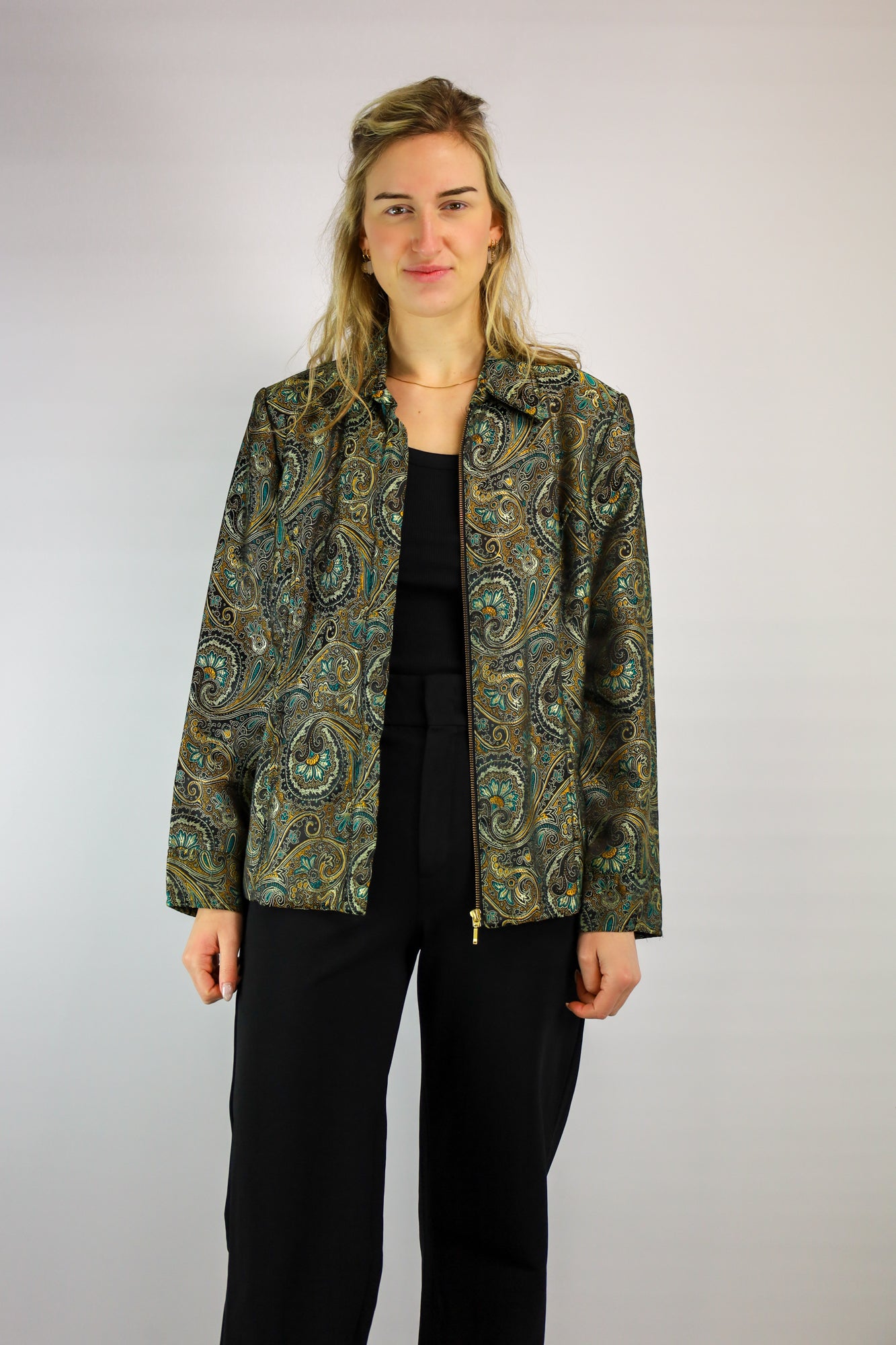 feyin paisley jacket - L