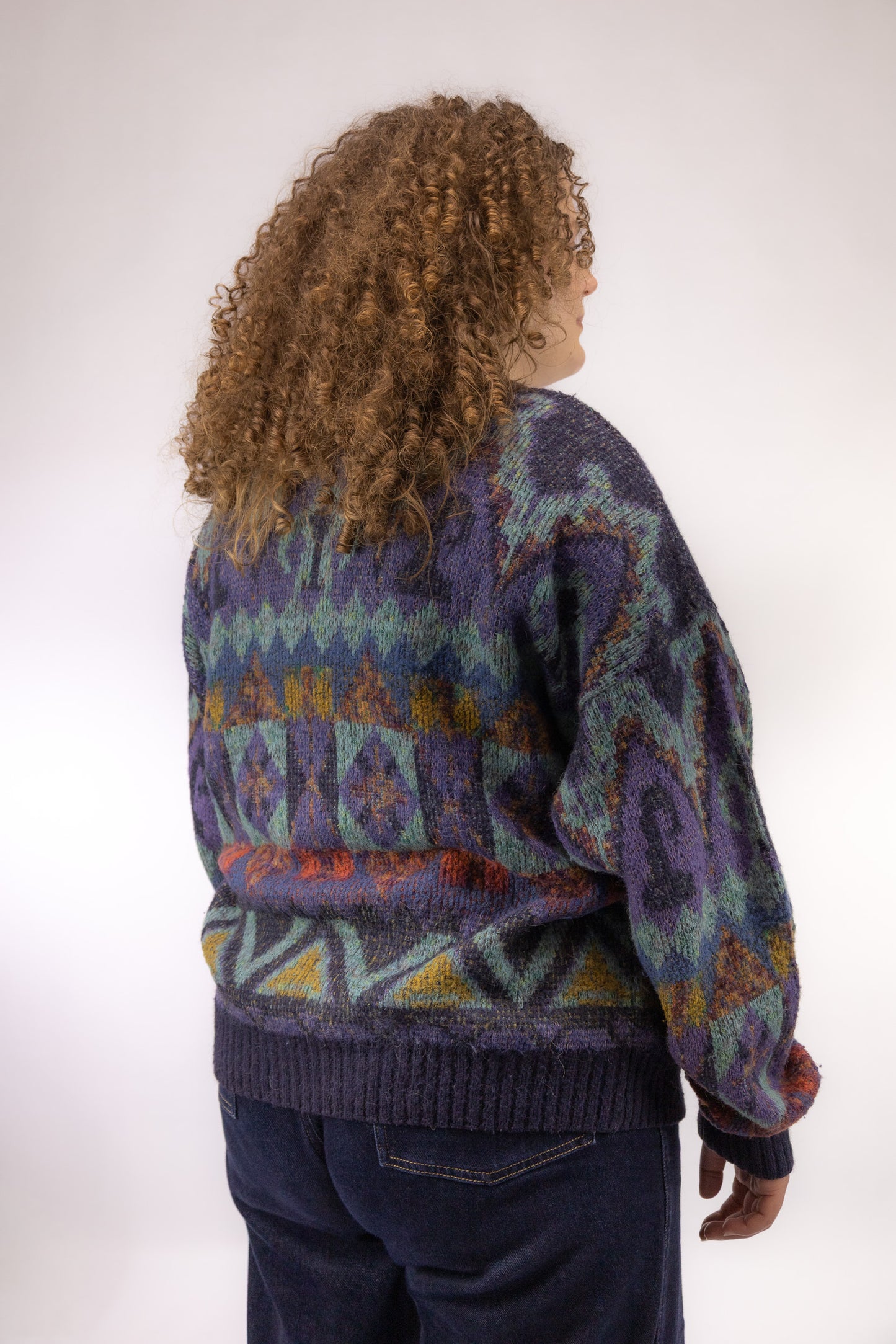 lewis vintage knitted vest - XL