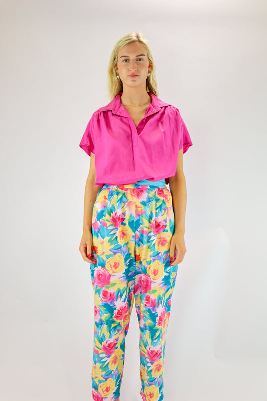 qianna flower pants - S