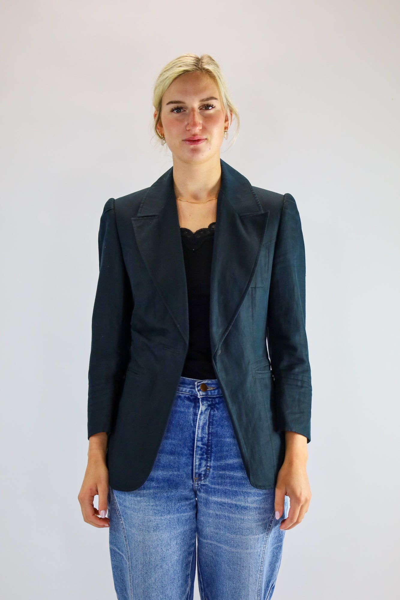 vano black blazer - S