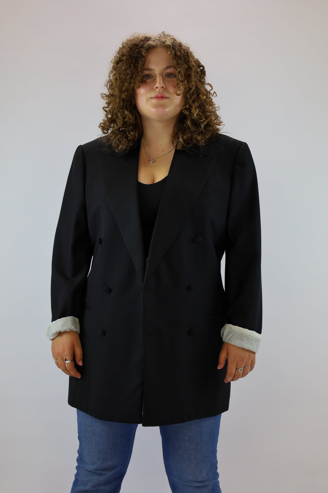 vino double breasted blazer - XL