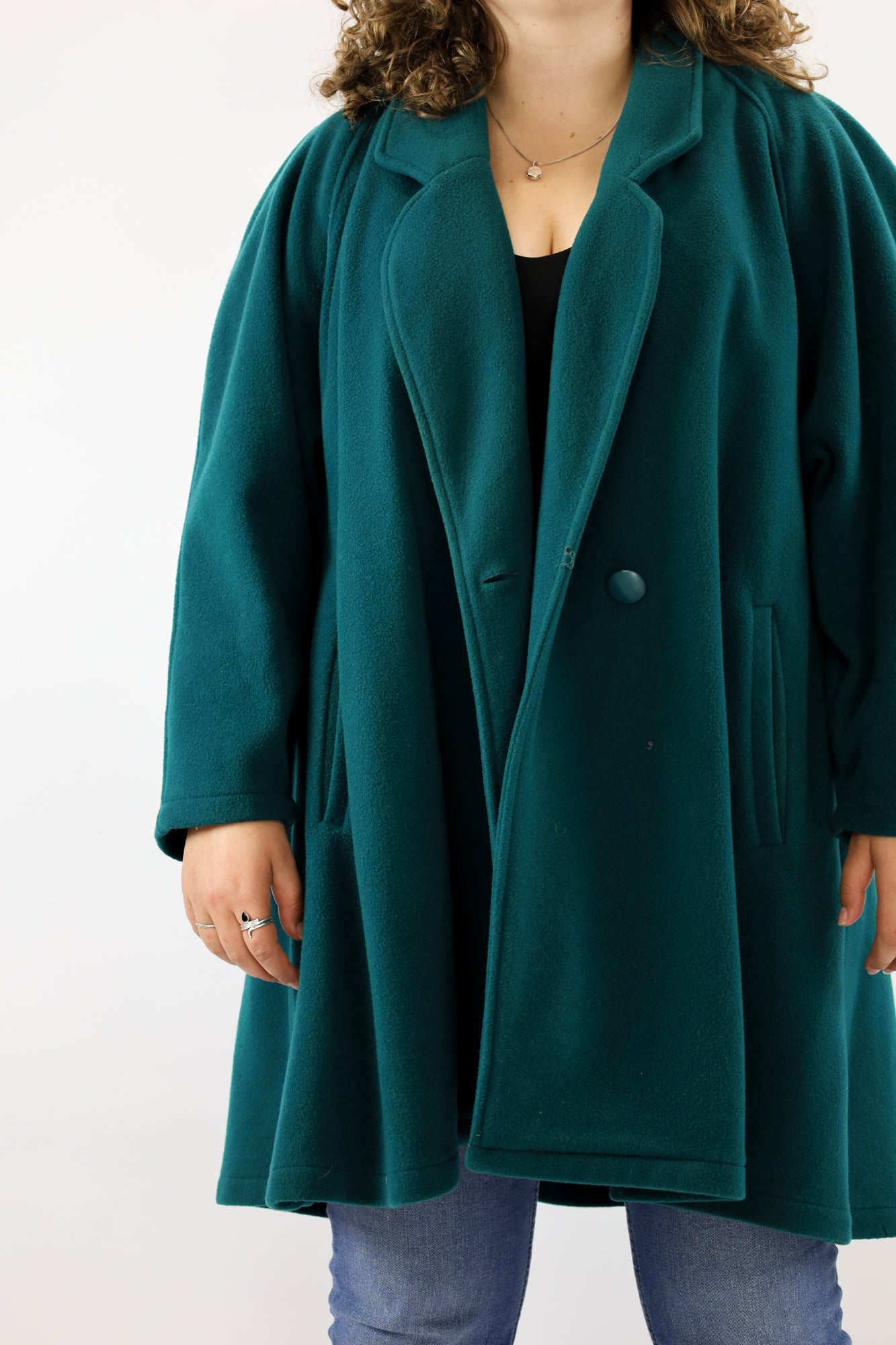 tesmin cashmere coat - XL