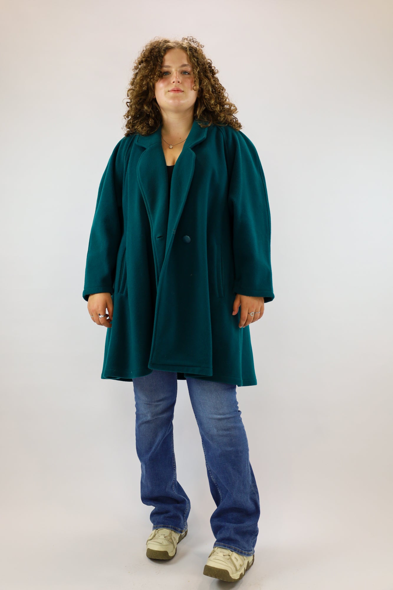 tesmin cashmere coat - XL