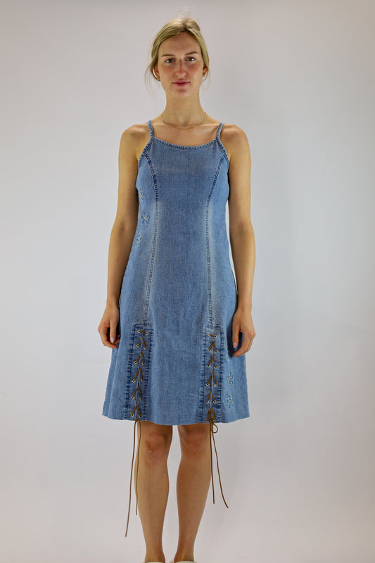 jayma jeans dress - M