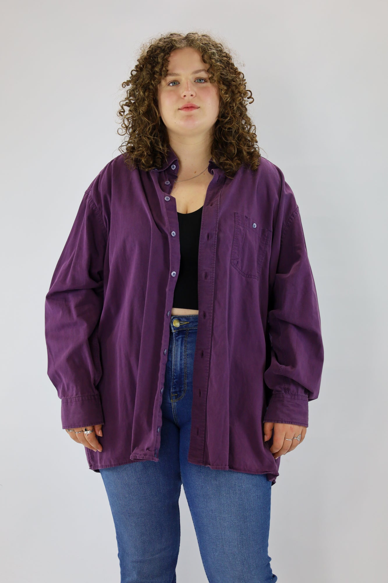 gaige oversized cotton blouse - XXL