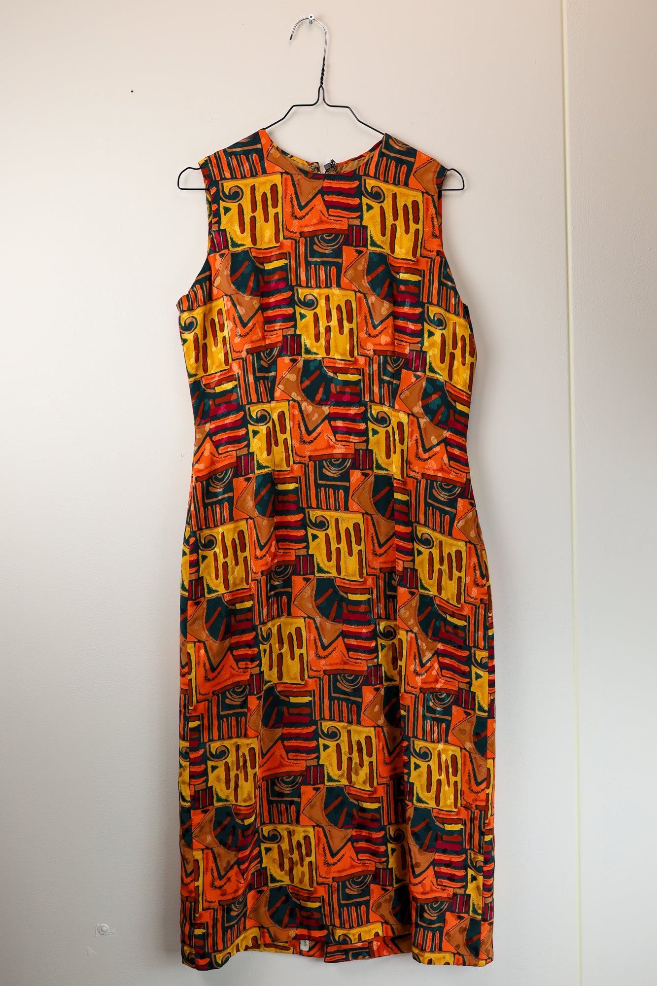 quenn all over print dress - S