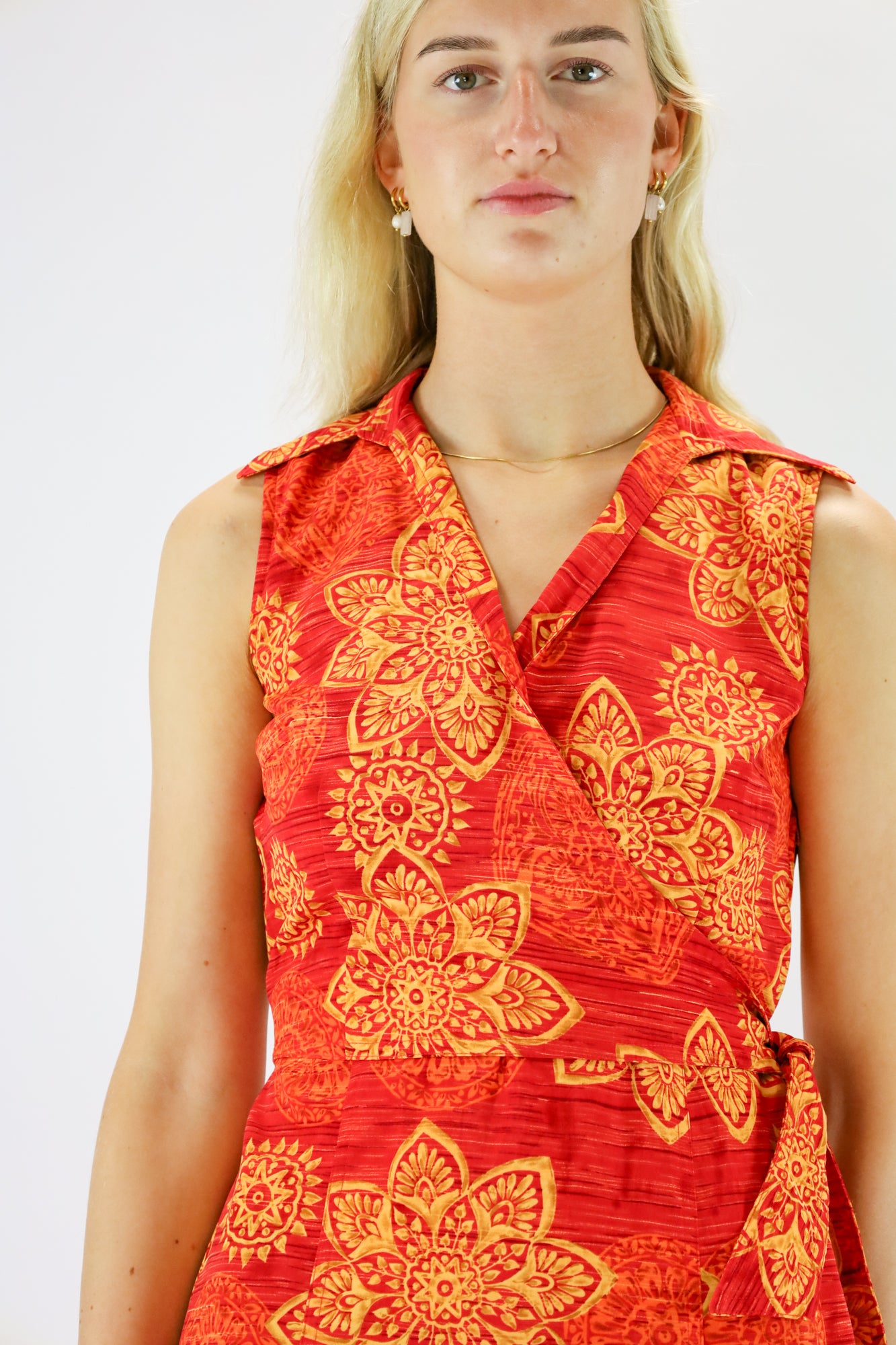 olea wrap dress - XS/S