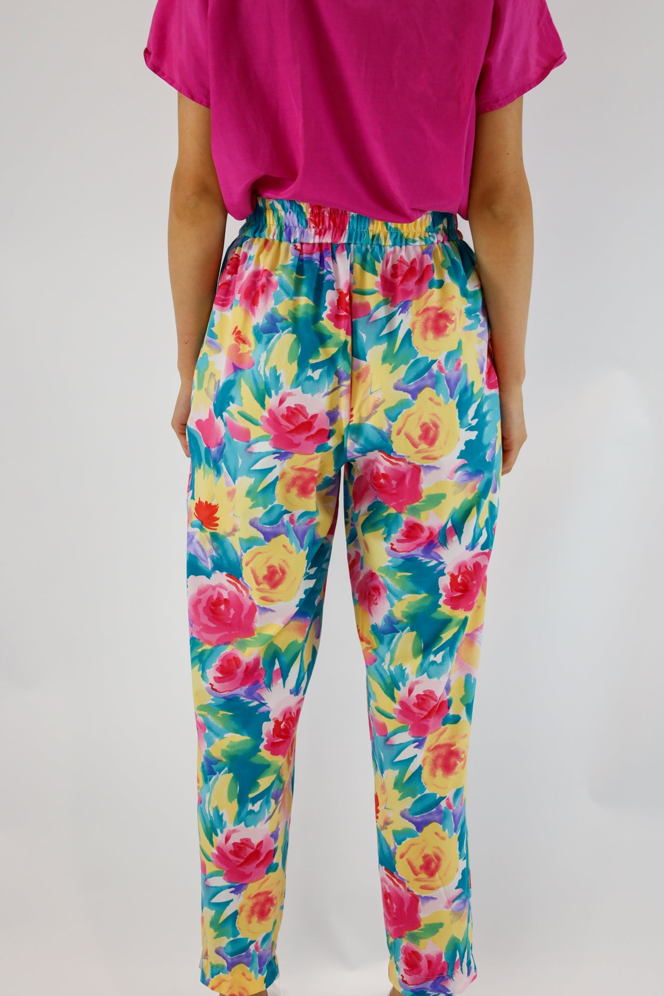 qianna flower pants - S