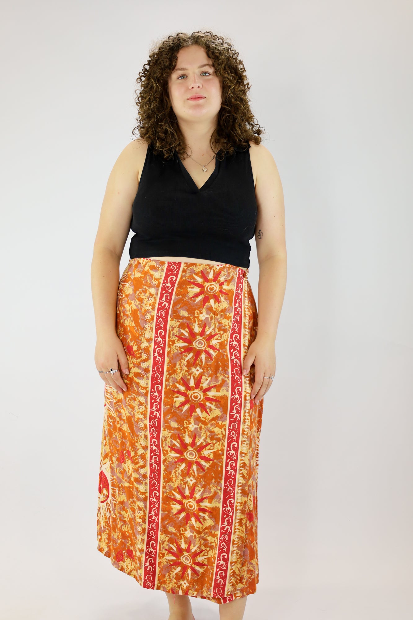 hesse wrap skirt - XL