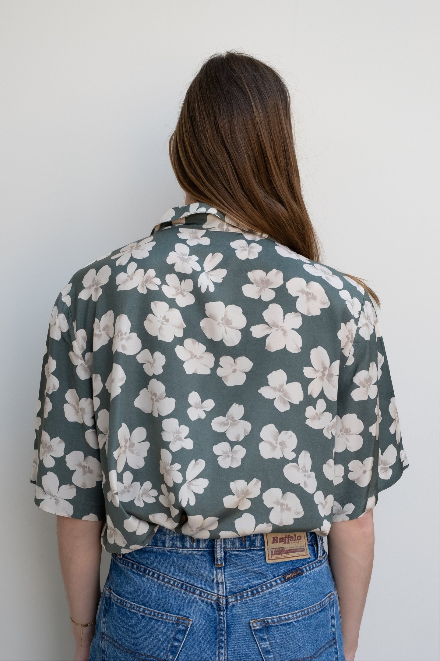 flower blouse - XL