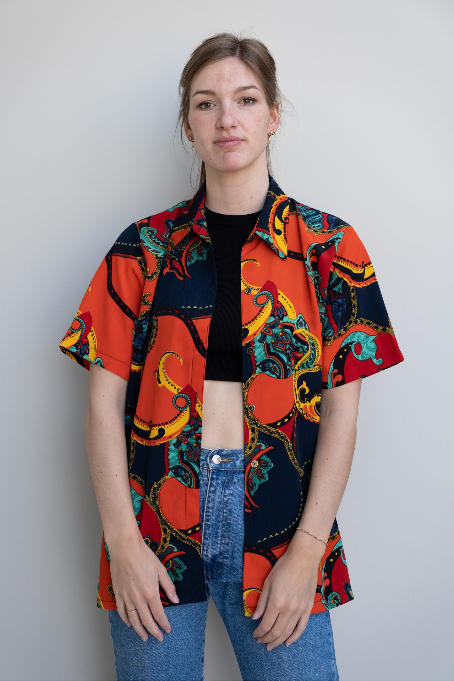 blouse met paisley print - XL